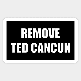 Remove Ted Cancun Sticker